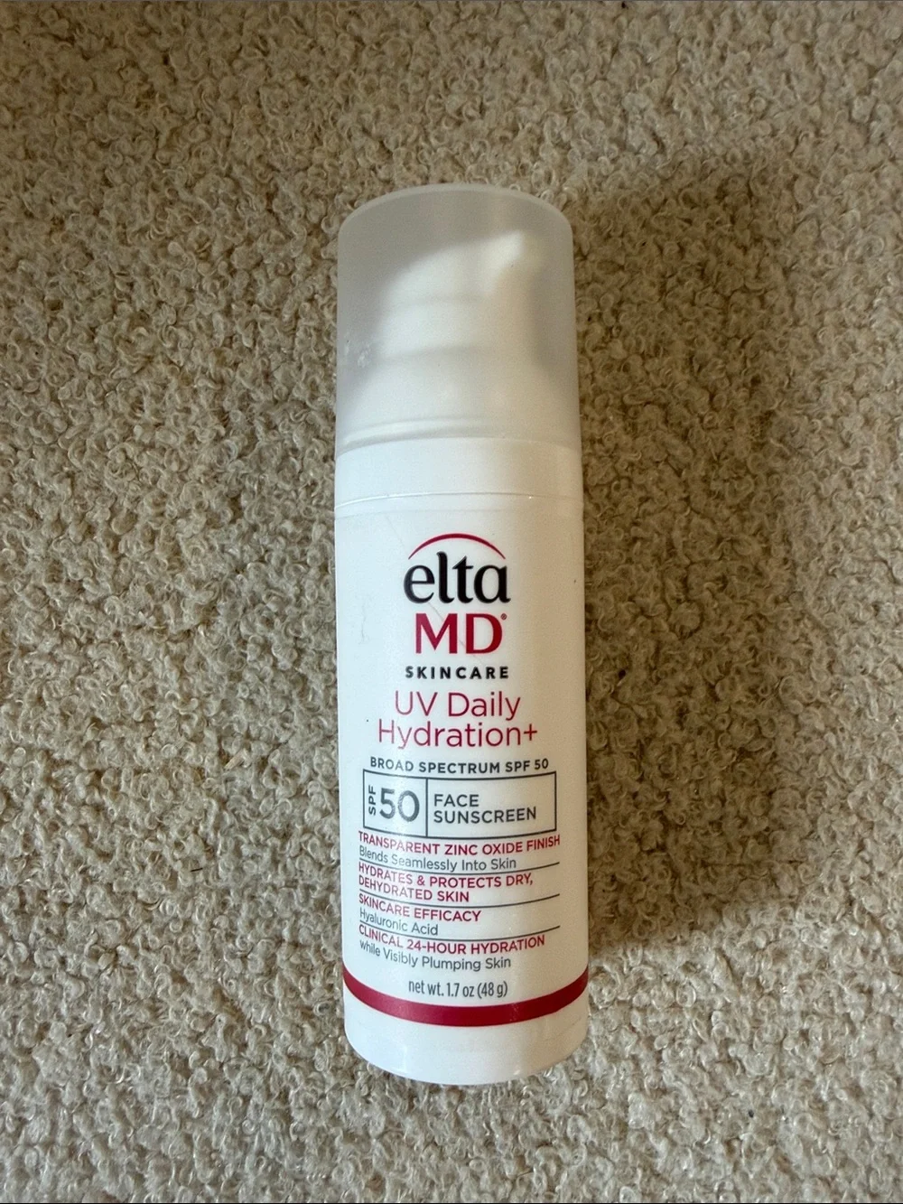 EltaMD UV Daily Hydration+ SPF 50 Face Sunscreen – USED EXP 2028/01